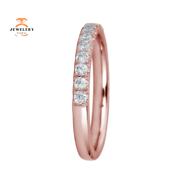 JULEVE 14KT GOLD 1/2 CTW DIAMOND BAND - Image 6