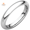 WOMEN'S PLATINUM 3MM COMFORT FIT WEDDING BAND