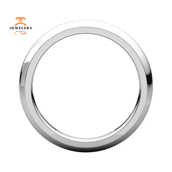 WOMEN'S PLATINUM 3MM COMFORT FIT WEDDING BAND - Image 3