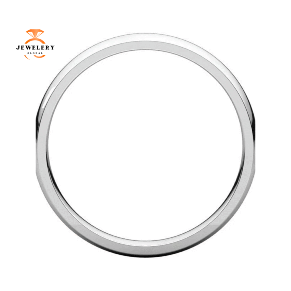 WOMEN'S PLATINUM 3MM LIGHT COMFORT WEDDING BAND - Image 2
