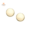 EMILIQUE 14KT YELLOW GOLD POLISHED CIRCLE EARRINGS