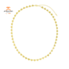 EMILIQUE 14 KARAT YELLOW GOLD MIRROR HEART NECKLACE