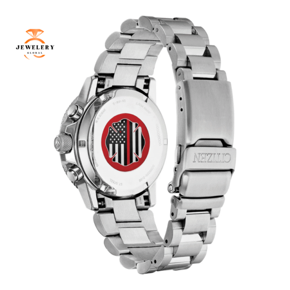 Men's Thin Red Line Watch For Fire Fighters - Image 2
