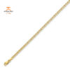 14KT Yellow Gold Polished 2MM Anchor Link Anklet