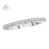 14KT WHITE GOLD 1/5 CTW DIAMOND 19 STONE BAND