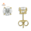 14KT YELLOW GOLD 2.00 CTW ROUND DIAMOND EARRINGS