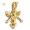 14KT Yellow Gold Guardian Angel Charm