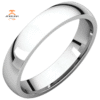 WOMEN'S 14KT GOLD 4MM LIGHT COMFORT FIT WEDDING BAND
