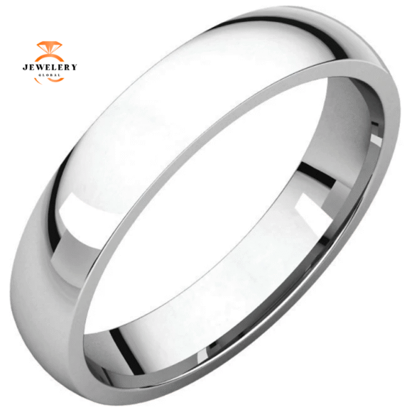 WOMEN'S 14KT GOLD 4MM LIGHT COMFORT FIT WEDDING BAND