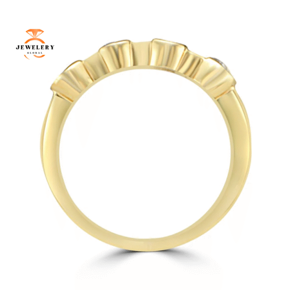 14KT YELLOW GOLD 1.25 CTW DIAMOND BAND - Image 2