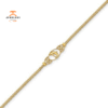 14KT YELLOW GOLD POLISHED DOLPHIN ANKLET