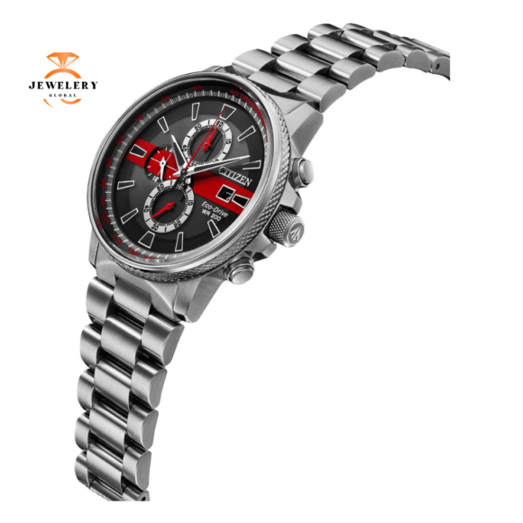 Men's Thin Red Line Watch For Fire Fighters - Image 3