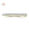 14KT YELLOW GOLD 2.00CT DIAMOND BANGLE BRACELET