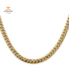 14KT YELLOW GOLD 5MM SEMI SOLID MIAMI CUBAN CHAIN - 5 LENGTHS