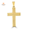 14KT Yellow Gold High Polished Cross