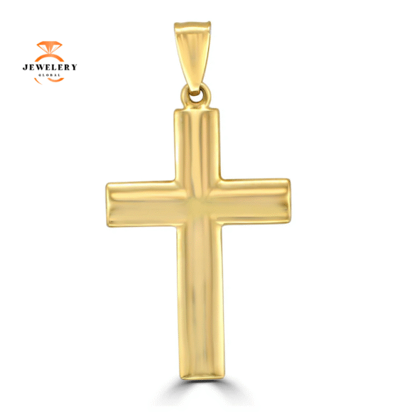 14KT Yellow Gold High Polished Cross
