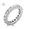 14KT WHITE GOLD 3.00 CTW ROUND DIAMOND ETERNITY BAND