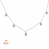 Emilique 14KT Gold 1/3 CTW Diamond Round Disc Necklace