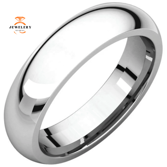 WOMEN'S 14KT GOLD 5MM COMFORT FIT WEDDING BAND