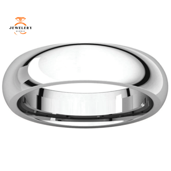 WOMEN'S 14KT GOLD 5MM COMFORT FIT WEDDING BAND - Image 2