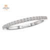 14KT WHITE GOLD 1/6 CTW DIAMOND 20 STONE BAND