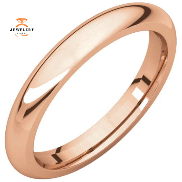 WOMEN'S 14KT GOLD 5MM COMFORT FIT WEDDING BAND - Image 5