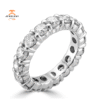 14KT WHITE GOLD 4.00 CTW ROUND DIAMOND ETENITY BAND