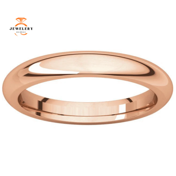 WOMEN'S 14KT GOLD 5MM COMFORT FIT WEDDING BAND - Image 6