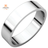 WOMEN'S 14KT GOLD 5MM FLAT WEDDING BAND