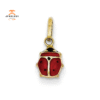 14KT YELLOW GOLD LADYBUG CHARM