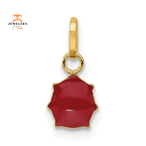 14KT YELLOW GOLD LADYBUG CHARM - Image 3