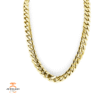 MEN'S 10KT YELLOW GOLD 10.5MM CUBAN LINK NECKLACE