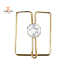 14KT YELLOW GOLD MEN'S SQUARE MONEY CLIP
