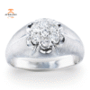 MEN'S 14K WHITE GOLD 0.45CTW DIAMOND RING