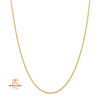 14KT YELLOW GOLD 1.5MM WHEAT CHAIN NECKLACE-4 LENGTHS AVAILABLE