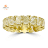 18KT YELLOW GOLD 11.43 CTW YELLOW DIAMOND ETERNITY BAND
