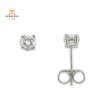 14KT WHITE GOLD 1/3 CTW ROUND DIAMOND EARRINGS