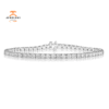 14KT WHITE GOLD 5 CARAT ROUND DIAMOND TENNIS BRACELET