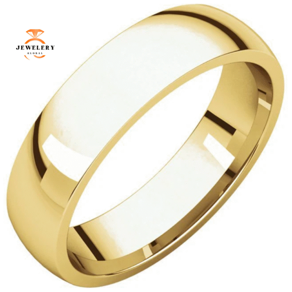 WOMEN'S 14KT GOLD 5MM LIGHT COMFORT FIT WEDDING BAND - Image 3