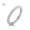 14KT WHITE GOLD 3/4 CTW ROUND DIAMOND ETERNITY BAND