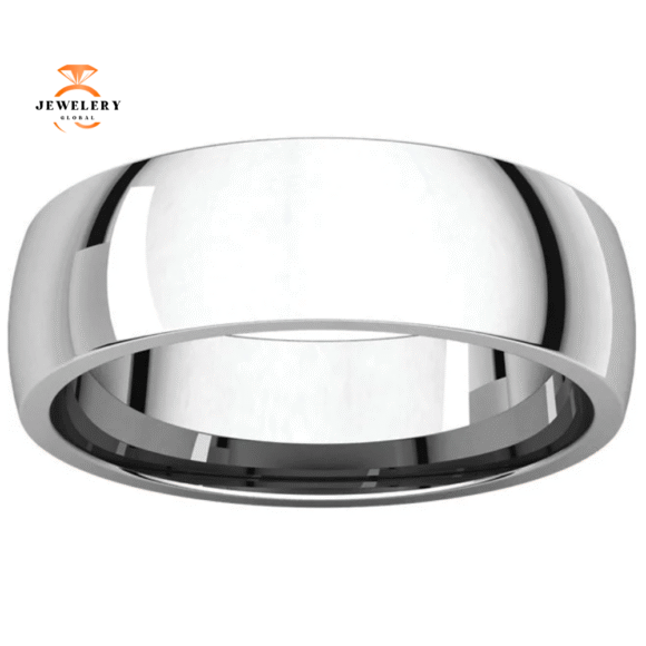 WOMEN'S 14KT GOLD 6MM LIGHT COMFORT FIT WEDDING BAND - Image 2
