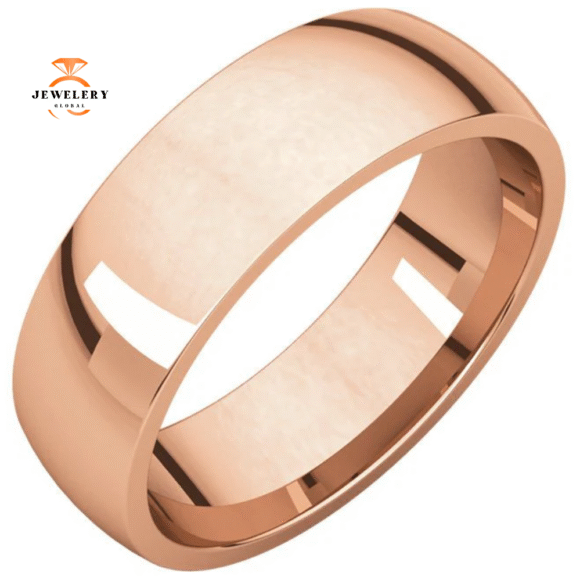 WOMEN'S 14KT GOLD 6MM LIGHT COMFORT FIT WEDDING BAND - Image 5