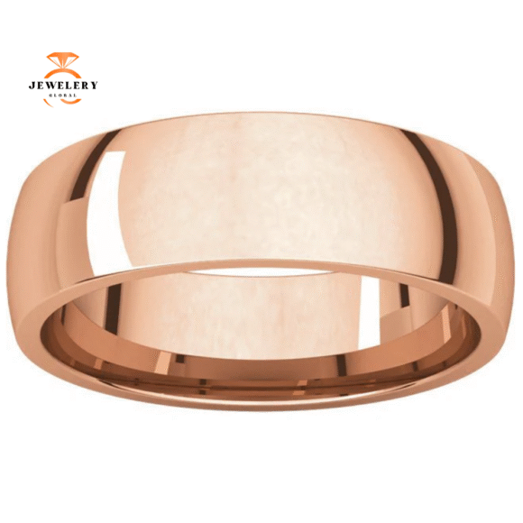 WOMEN'S 14KT GOLD 6MM LIGHT COMFORT FIT WEDDING BAND - Image 6