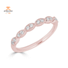 EMILIQUE 14KT GOLD 1/5 CTW DIAMOND MARQUISE SHAPE STACKABLE BAND