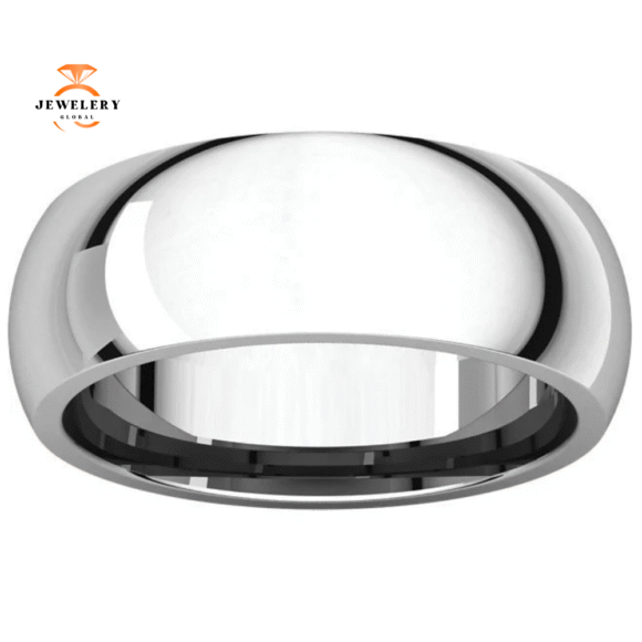 WOMEN'S 14KT GOLD 7MM COMFORT FIT WEDDING BAND - Image 2