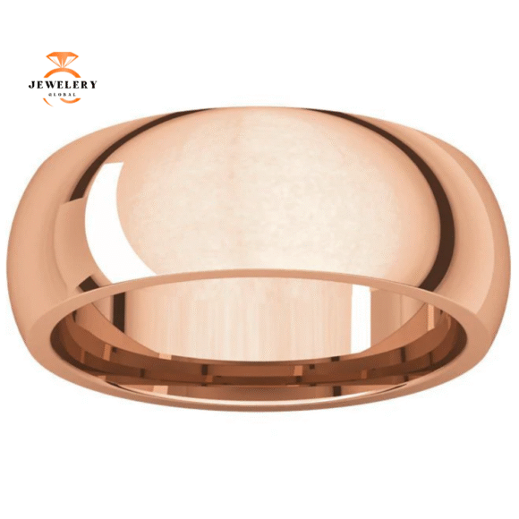 WOMEN'S 14KT GOLD 7MM COMFORT FIT WEDDING BAND - Image 6